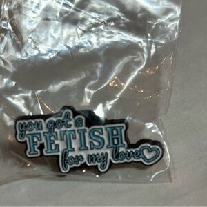 Chic Black and Blue Statement Enamel Pin New